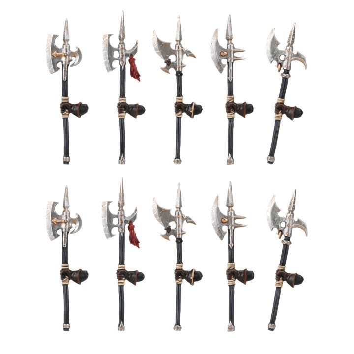 Chaos Warriors Halberds Upgrade Set - GUERRIERI DEL CAOS