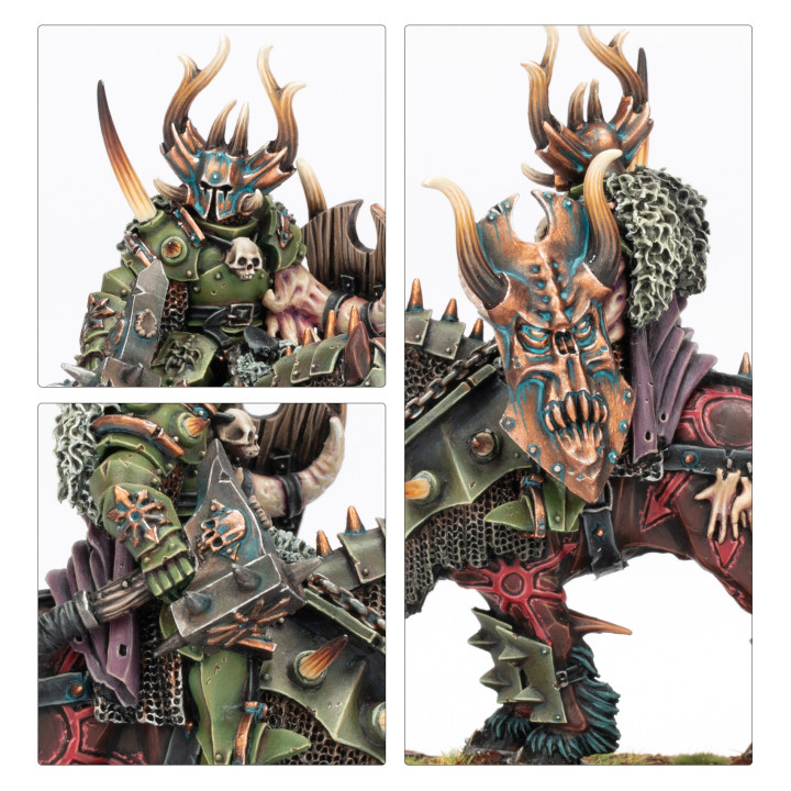 WARRIORS OF CHAOS - Seigneur du Chaos sur Monture Démoniaque