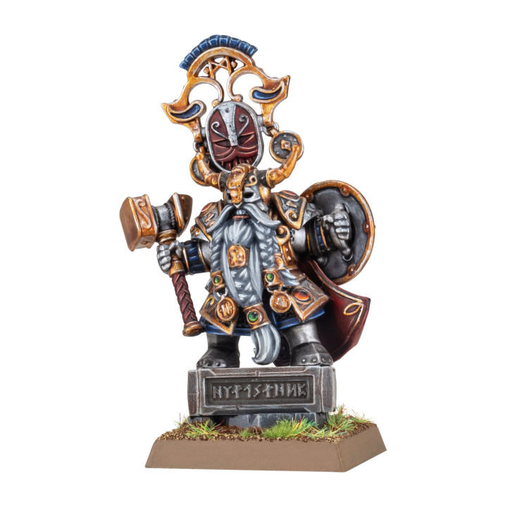 Dwarf King With Oathstone - MINIS