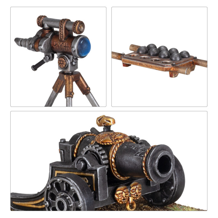 FIGURINES - Canon et Canon-orgue Nains