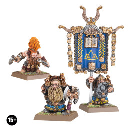DWARFEN - Set de Commandants Nains