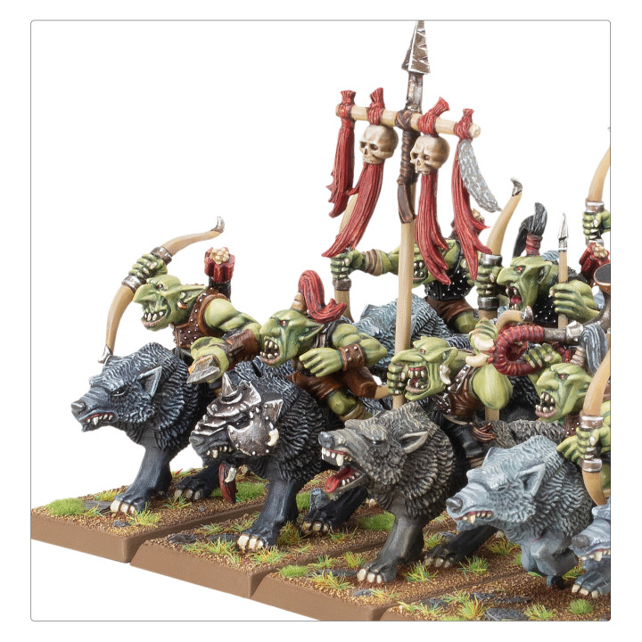 Goblin Wolf Rider Mob - FIGURE