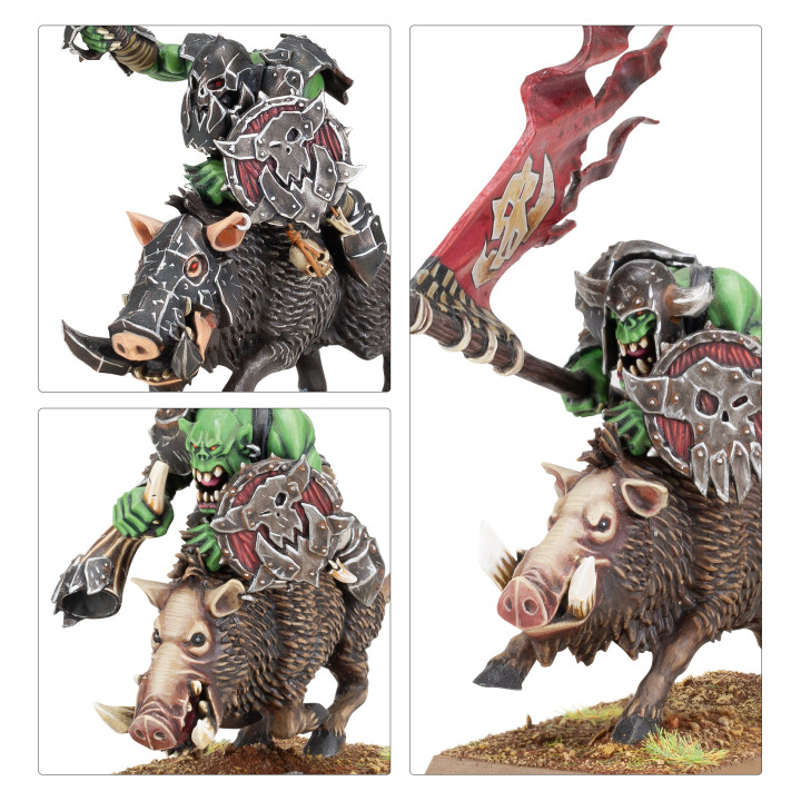 FIGURINES - Bande d'Orques sur Sangliers