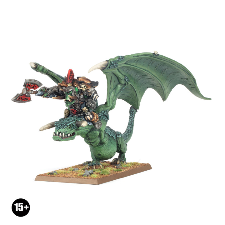 ORCS ET GOBELINS - Chef de Guerre Orque sur Vouivre