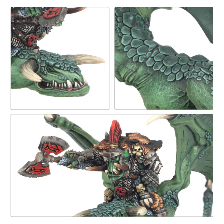 Orc Warboss on Wyvern - ORCHI E GOBLIN