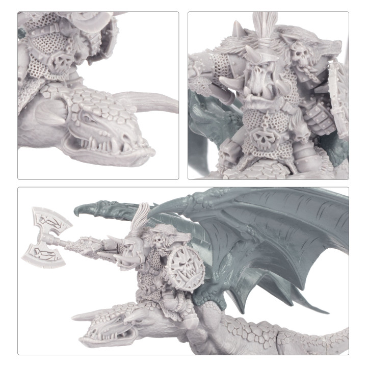 Orc Warboss on Wyvern - ORCHI E GOBLIN