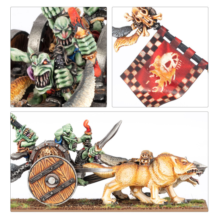 Goblin Wolf Chariot - Orc et Gobelins