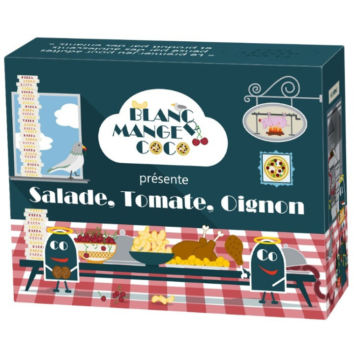 Blanc Manger Coco - Salade, Tomate, Oignon - ZU SORTIEREN