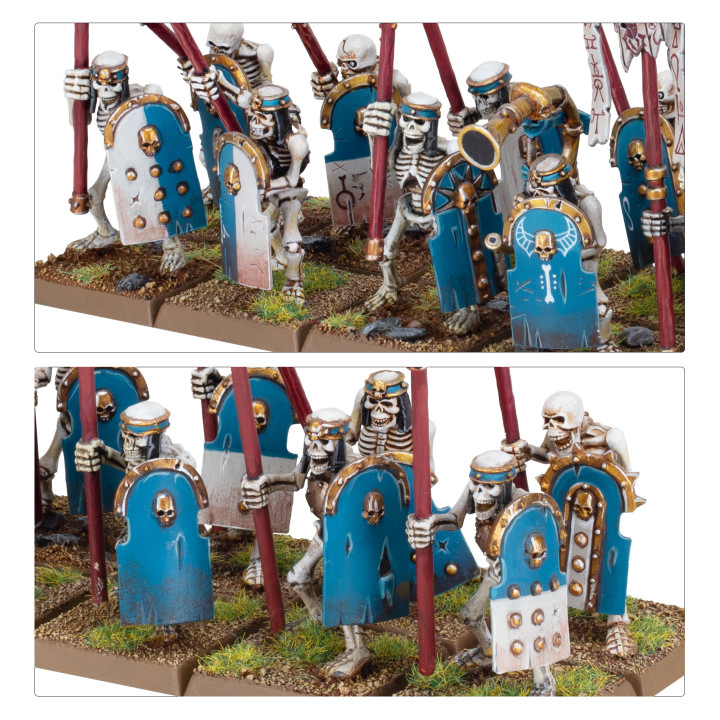 FIGURINES - Guerriers/Archers Squelettes des Rois des Tombes