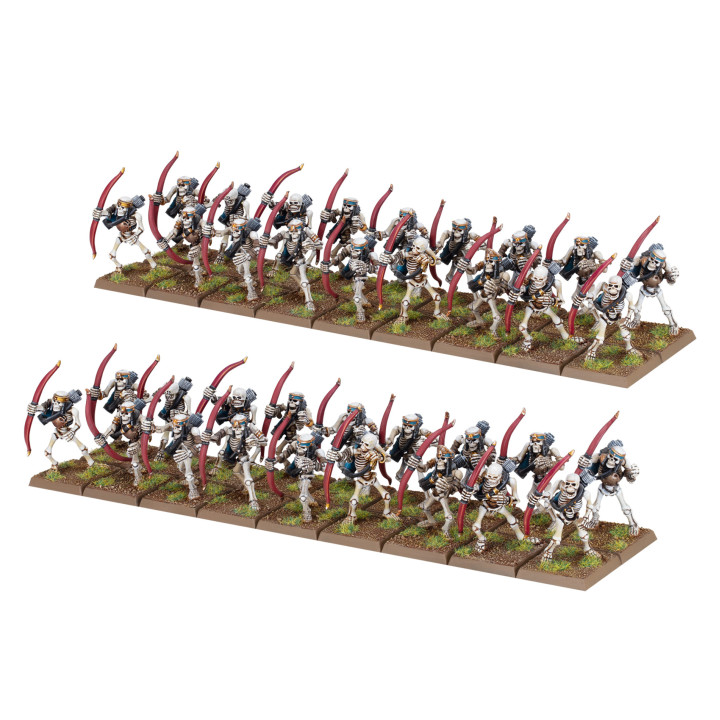 Skelettkrieger/Skelettbogenschützen der Gruftkönige - FIGURINEN