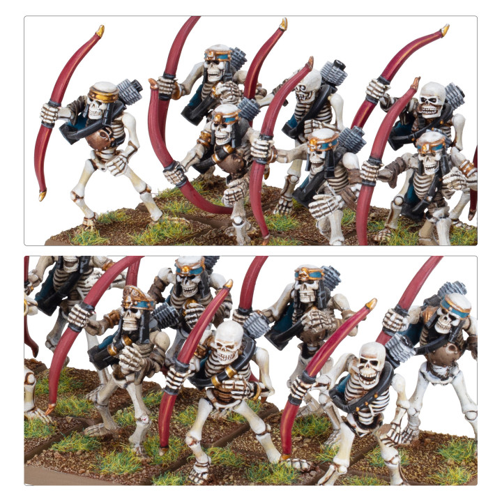 Skelettkrieger/Skelettbogenschützen der Gruftkönige - FIGURINEN