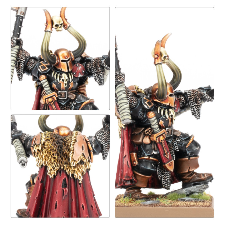 WARRIORS OF CHAOS - Seigneur du Chaos avec Arme de Base Supplémentaire