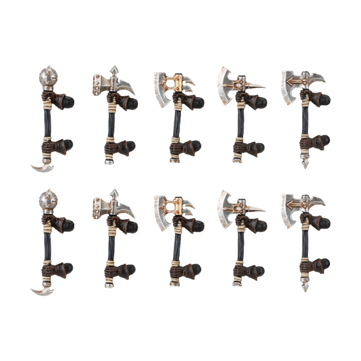Chaos Warriors Great Weapons Upgrade Set - WARRIORS OF CHAOS