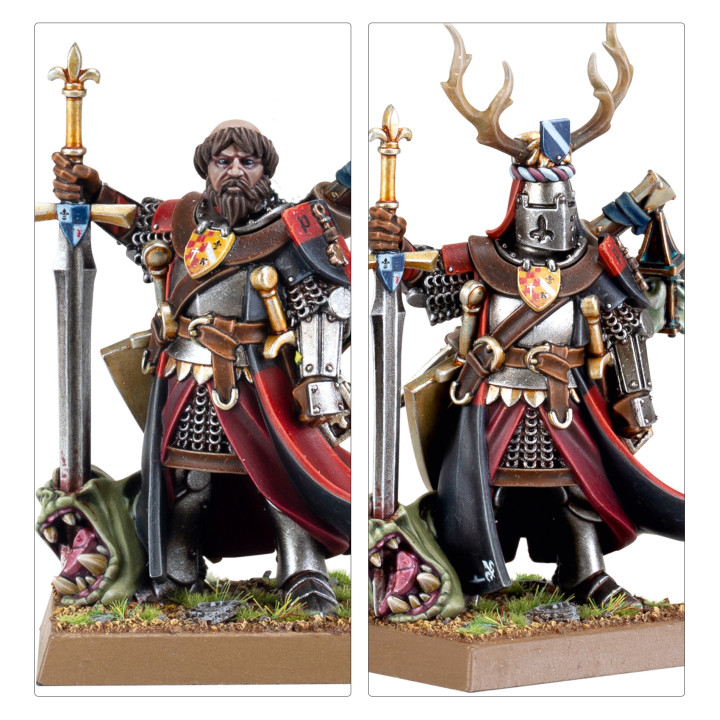 Questritter-Paladin mit Zweihandwaffe - KINGDOM OF BRETONNIA
