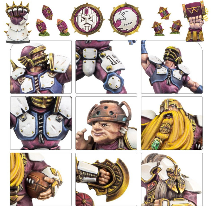 Old World Alliance Blood Bowl Team – The Middenheim Maulers - MINIS