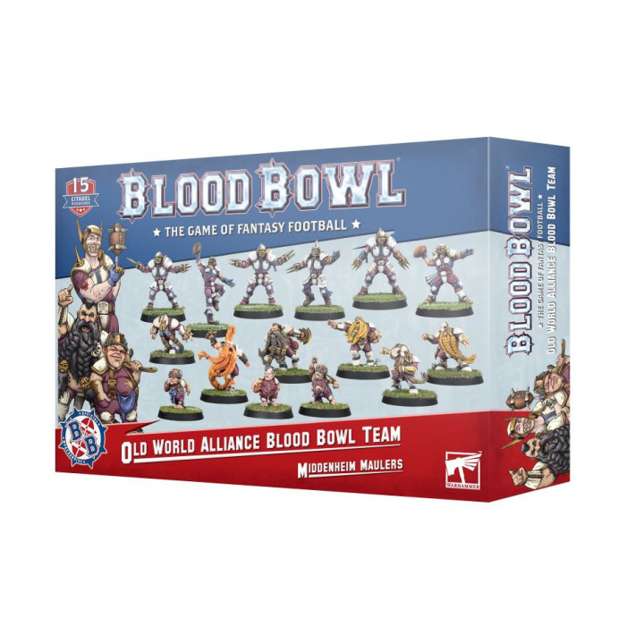 Old World Alliance Blood Bowl Team – The Middenheim Maulers - MINIS