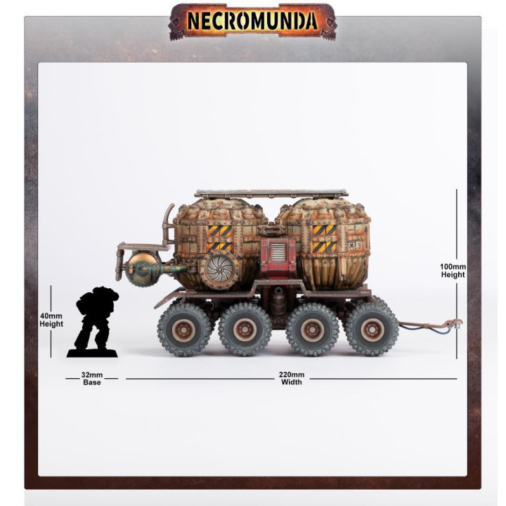 Promethium Tanks auf Cargo-8 Ridgehauler Trailer - FIGURINEN