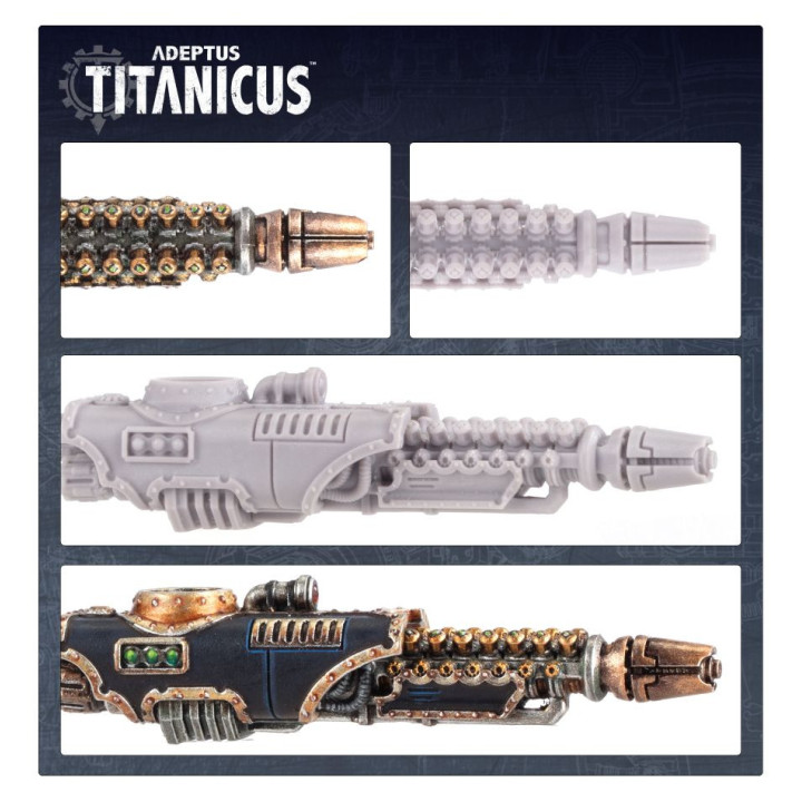 Adeptus Titanicus Warhound Titan Graviton Destructor - TITANICUS ADEPTUS