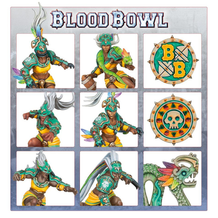 FIGURINES - Équipe d'Amazones pour Blood Bowl : Kara Temple Harpies