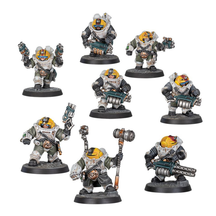 FIGURINES - Ironhead Squat Prospectors Gang