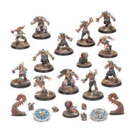 FIGURINES - Équipe de Blood Bowl de Nordiques: Norsca Rampagers