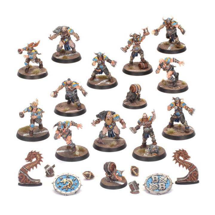 Team Norse di Blood Bowl: Norsca Rampagers - FIGURE