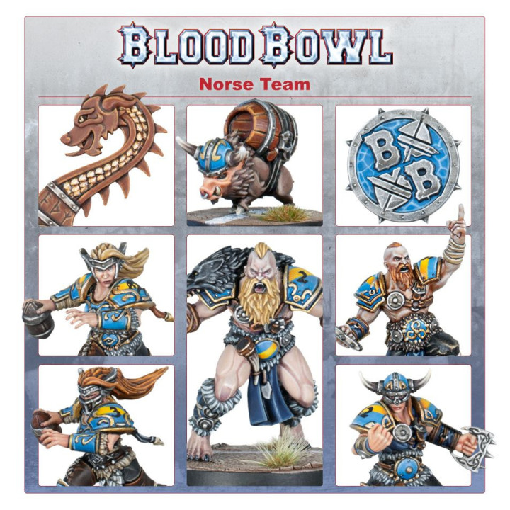 Norse Blood Bowl Team: Norsca Rampagers - MINIS