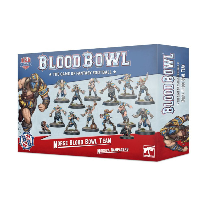 FIGURINES - Équipe de Blood Bowl de Nordiques: Norsca Rampagers