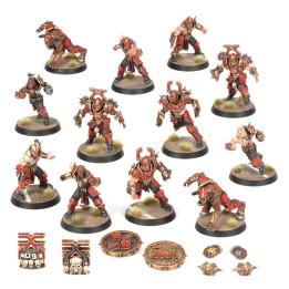 FIGURINES - Équipe de Blood Bowl de Khorne: Skull-tribe Slaughterers