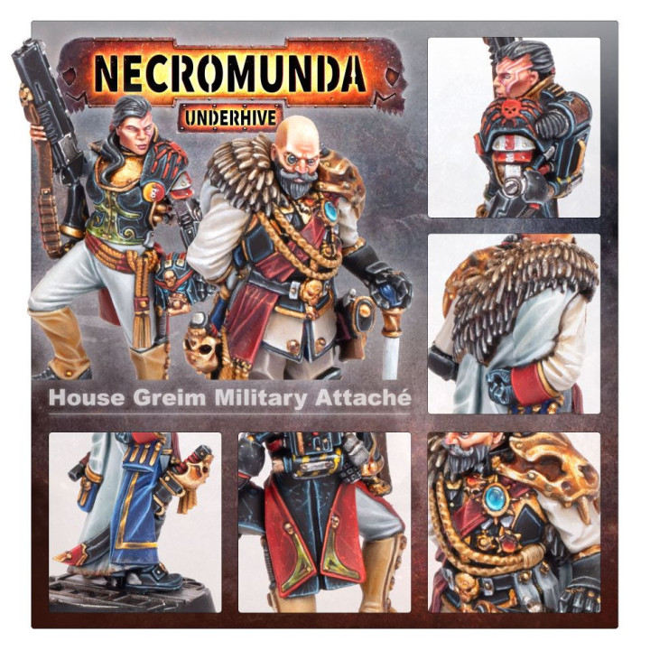 NECROMUNDA - House Greim Military Attaché