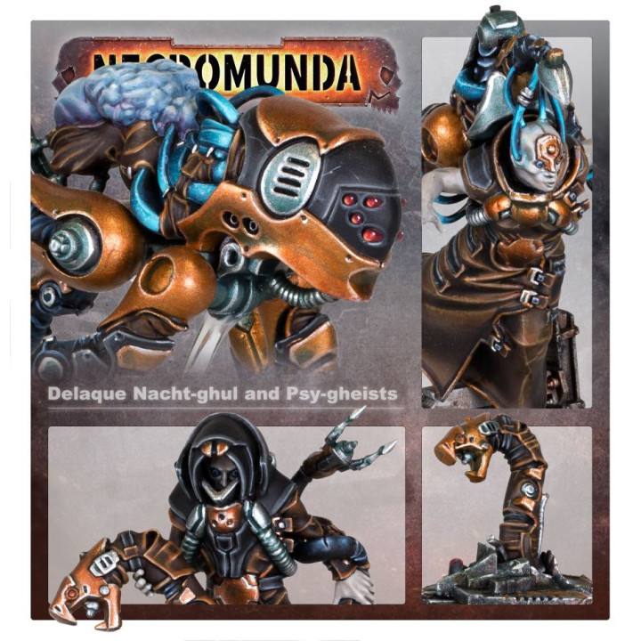 FIGURINES - Delaque Nacht-Ghul, Psy-Gheists et Piscean Spektor