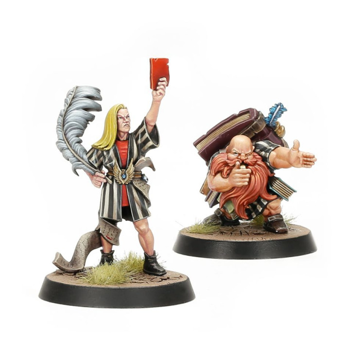 FIGURINES - Arbitres Partiaux Elfe et Nain