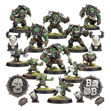 Black-Orc-Team für Blood Bowl: Die Thunder Valley Greenskins