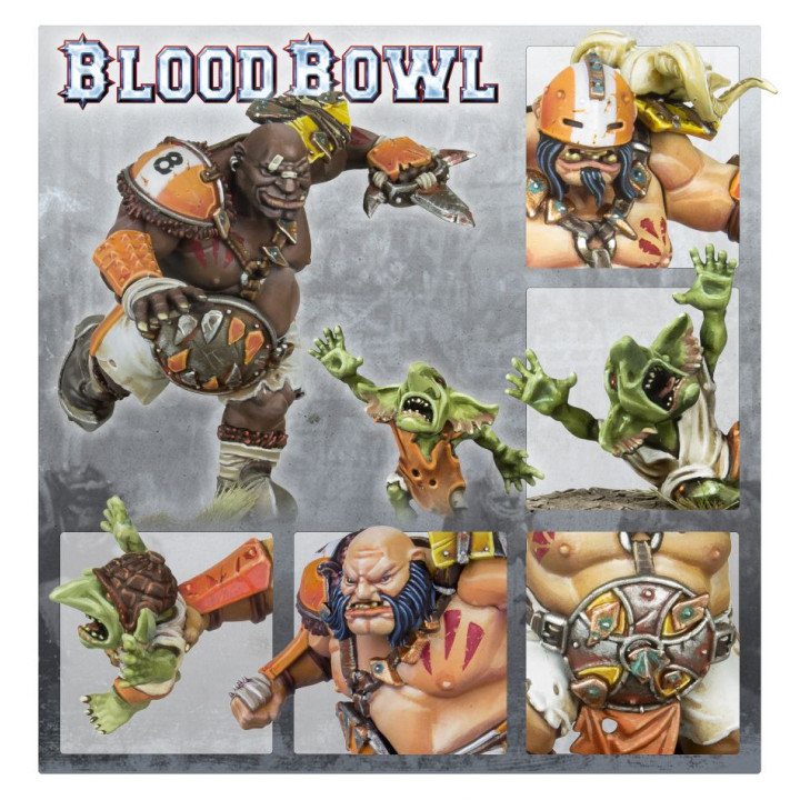Blood-Bowl-Team der Ogres: Fire Mountain Gut Busters - FIGURINEN
