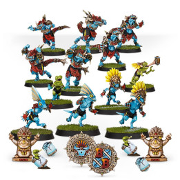 Blood Bowl - Team Lizardmen: Gwaka'moli Crater Gators - FIGURE