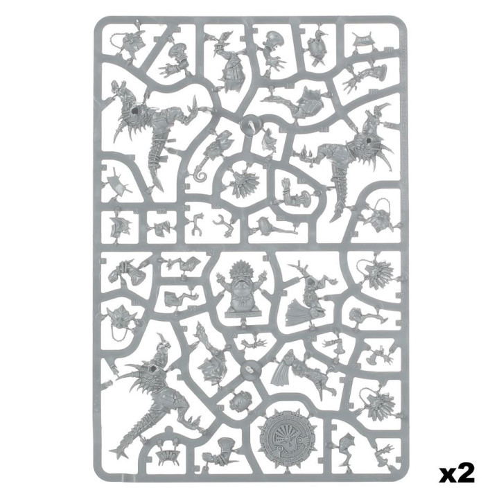 FIGURINES - Équipe de Blood Bowl d'Hommes-lézards: Gwaka'moli Crater Gators