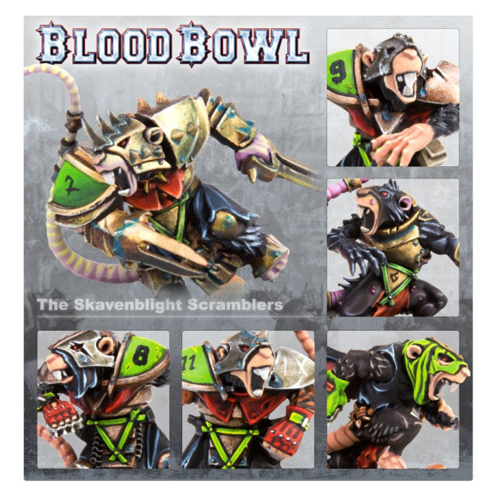 BLOOD BOWL - Équipe de Blood Bowl de Skavens: Skavenblight Scramblers