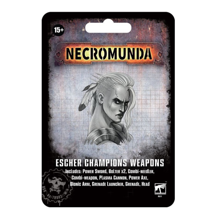 NECROMUNDA - Escher Champions Weapons