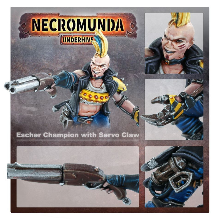 NECROMUNDA - Escher Champion with Servo Claw