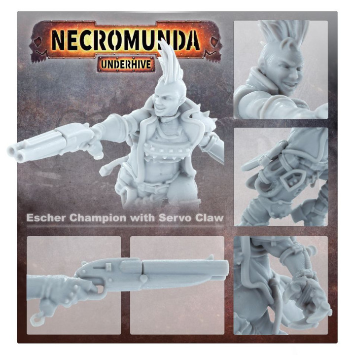NECROMUNDA - Escher Champion with Servo Claw