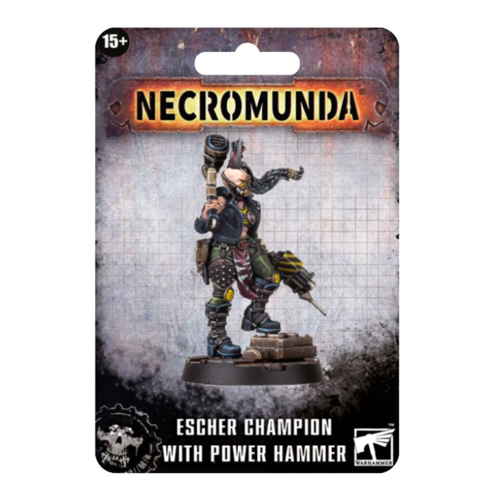 NECROMUNDA - Escher Champion with Power Hammer
