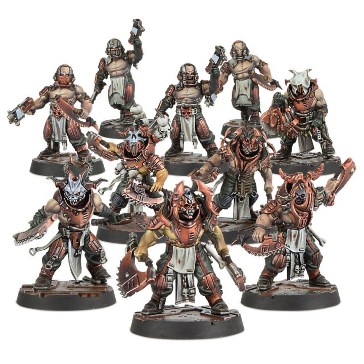 FIGURINES - Corpse Grinder Cult Gang