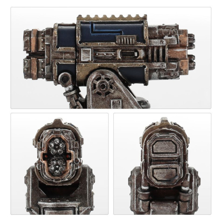 Adeptus Titanicus Warlord Battle Titan Paired Vulcan Mega-bolters - ADEPTUS TITANICUS