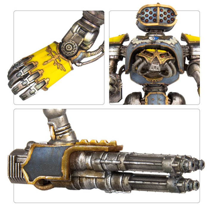 Armi del Reaver Titan: Gatling Blaster, Power Fist, Laser Blaster e Apocalypse Missile Launcher - ADEPTUS TITANICUS