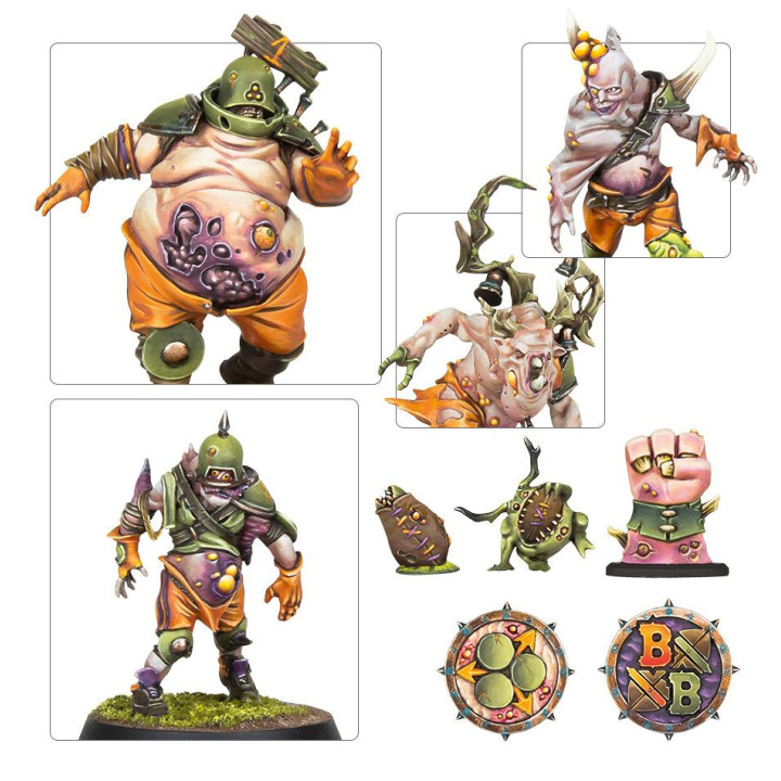 FIGURINES - Nurgle’s Rotters - Nurgle Blood Bowl Team
