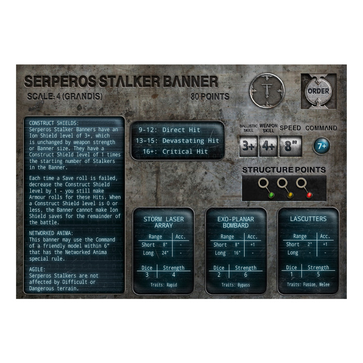 FIGURINES - Legions Imperialis: Serperos 'Overlord' Heavy Stalkers