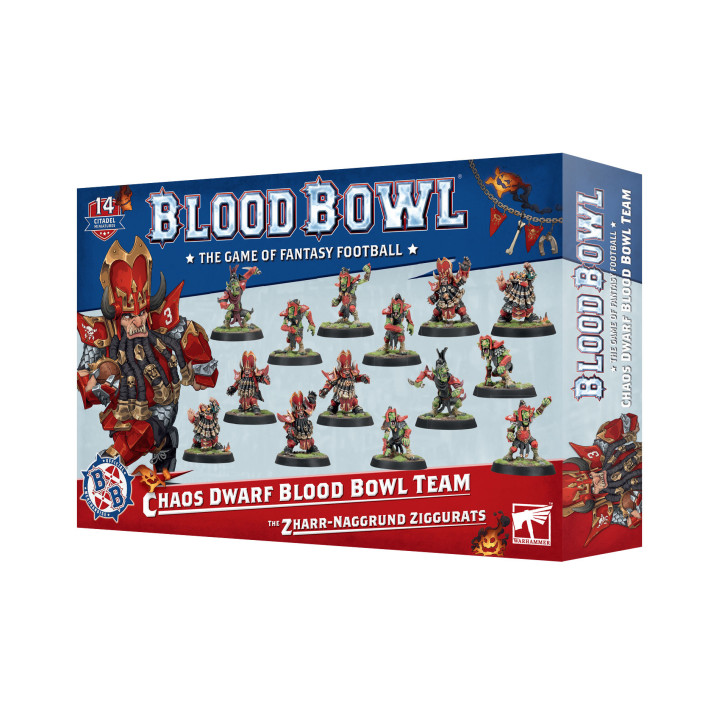 Blood-Bowl-Team der Chaos Dwarfs: Die Zharr-Naggrund Ziggurats - FIGURINEN