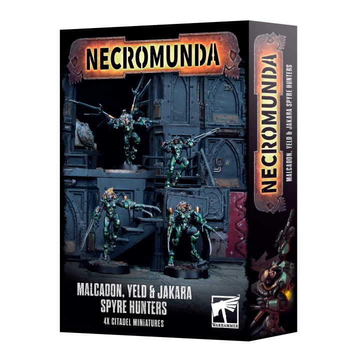 FIGURINES - Malcadon, Yeld, et Jakara Spyre Hunters