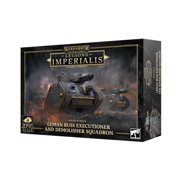 Legions Imperialis: Leman Russ Executioner und Demolisher Squadron - FIGURINEN