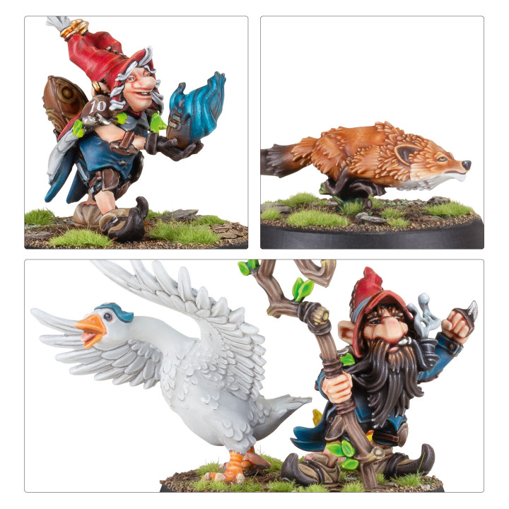 FIGURINES - Équipe de Gnomes pour Blood Bowl: les Glimdwarrow Groundhogs